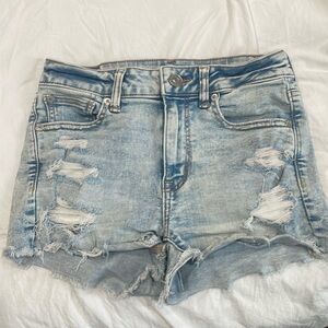 American Eagle Next Level Stretch Denim Shorts - Size 4 Plus free tank!